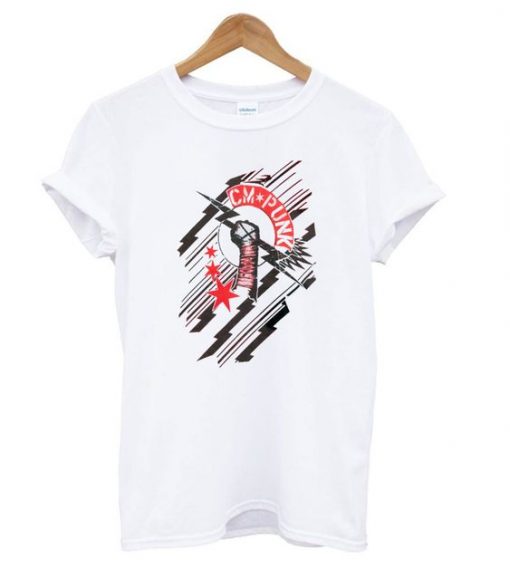 CM Punk Lightning T shirt ZNF08