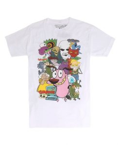 Courage The Cowardly Dog Characters T-Shirt ZNF08
