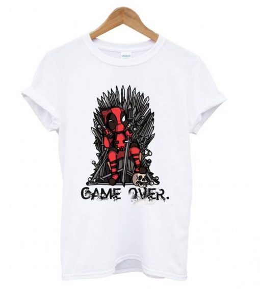 Deadpool Game Over T shirt ZNF08