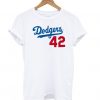 Dodgers 42 T shirt ZNF08