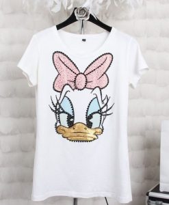Donald Duck Print T shirt ZNF08