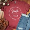 Faith Fear T-shirt ZNF08