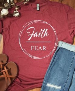 Faith Fear T-shirt ZNF08