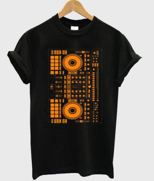 dj orange t-shirt ZNF08
