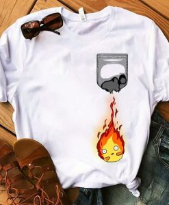 Fire Pocket T Shirt ZNF08