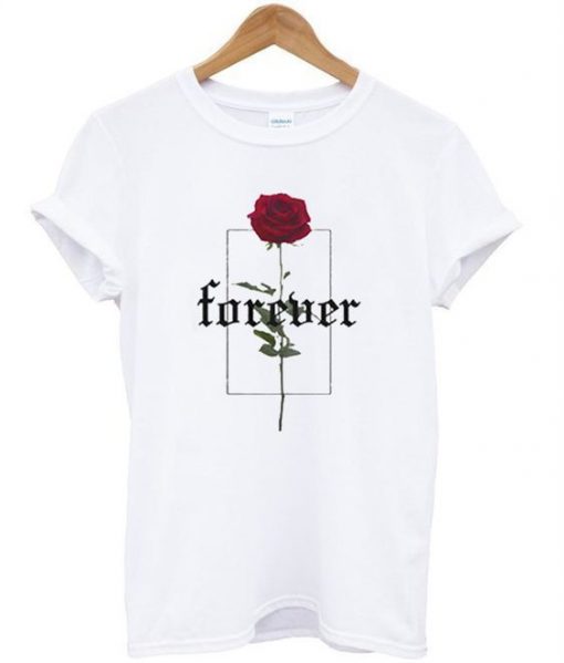 Forever Rose Printed T-Shirt ZNF08