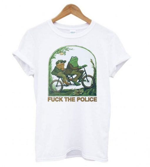 Frog & Toad Fuck The Police Bootleg T shirt ZNF08