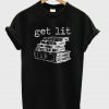 Get Lit Book T-Shirt ZNF08