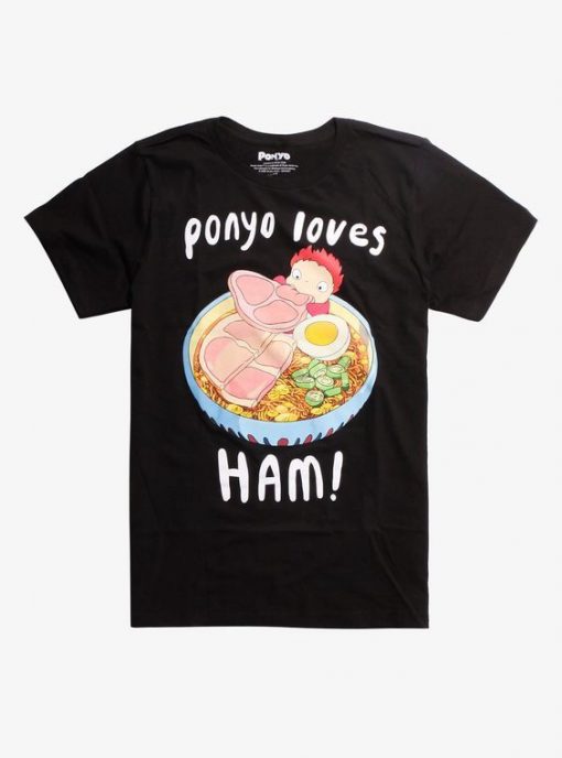 Ghibli Ponyo Ham T Shirt ZNF08
