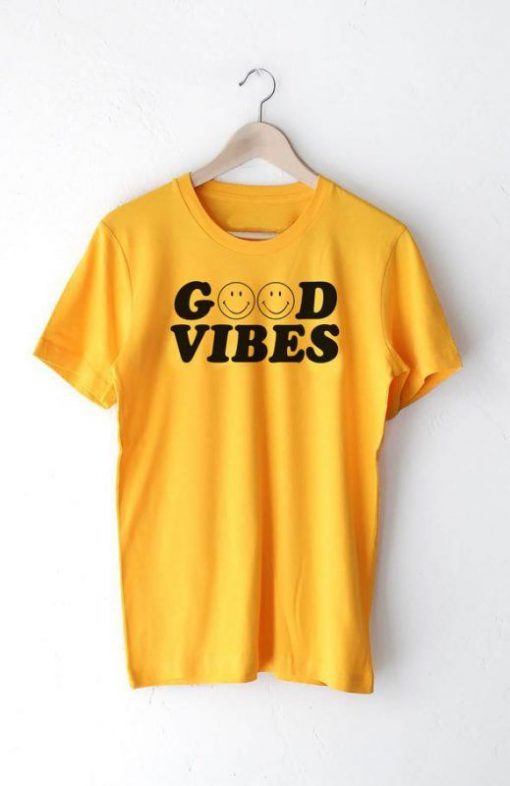 Good Vibes Smiley T-shirt ZNF08