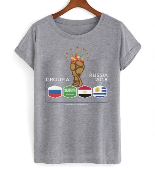 Group A of the Russia 2018 T Shirt ZNF08