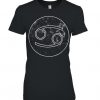 Cancer Zodiac Distressed T Shirt