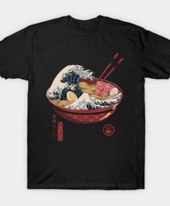 Great Ramen Wave Japanese T-Shirt