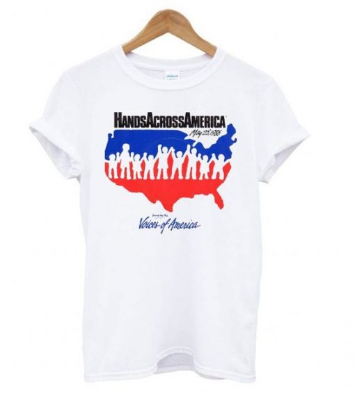 Hands Across America T shirt