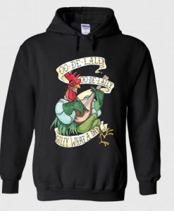 Alan A Dale Rooster OO De Lally Golly What A Day Tattoo Hoodie