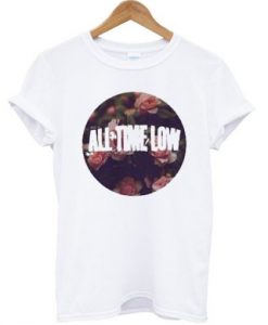 All Time Low Floral Band Merch T-shirt