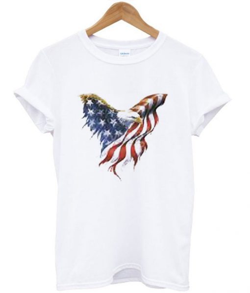 America Eagle Flag T shirt
