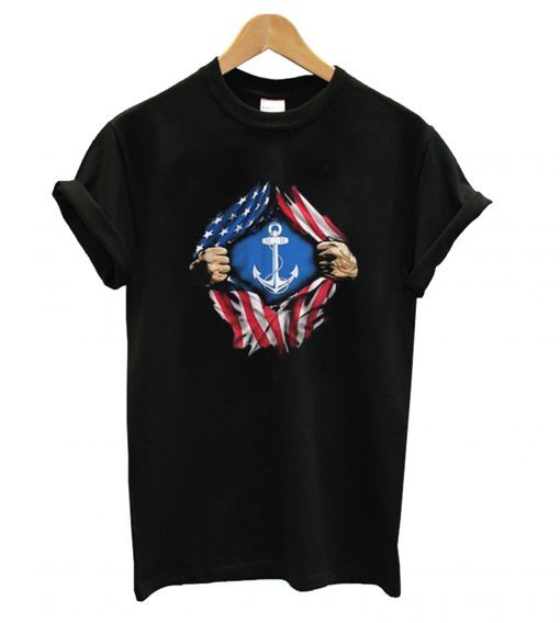 American Flag Sailor T shirt