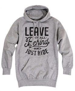 Athletic Heather Leave It All Behind & Ride Pullover Hoodie