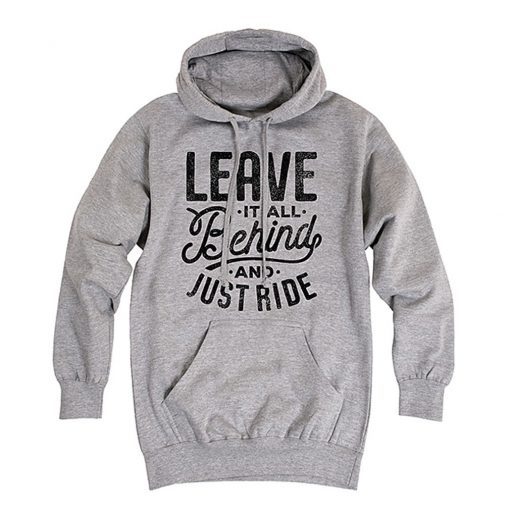 Athletic Heather Leave It All Behind & Ride Pullover Hoodie