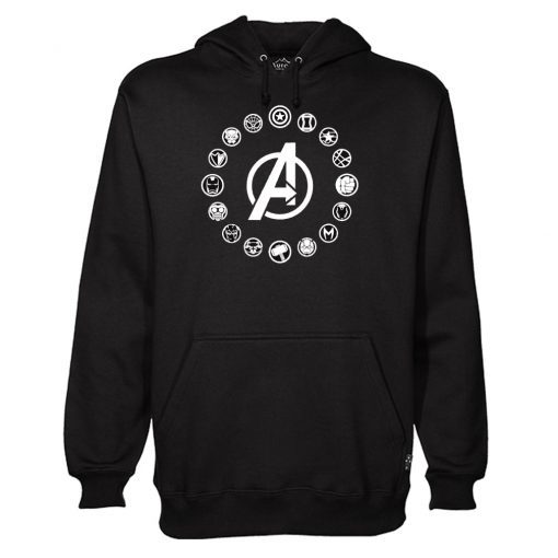 Avengers Members Symbols Endgame Hoodie