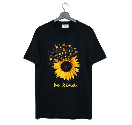 Be Kind Sunflower T Shirt KM