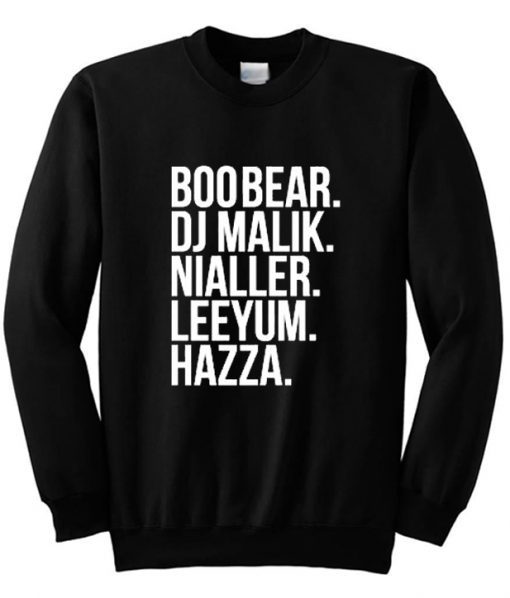 Boobear DJ Malik Nialler Leeyum Hazza Sweatshirt