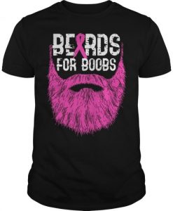 Breast Cancer Beards For Boobs T Shirt