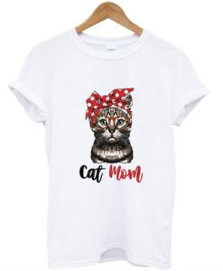 Cat Mom Bandana T-Shirt