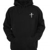 Cross Black Hoodie