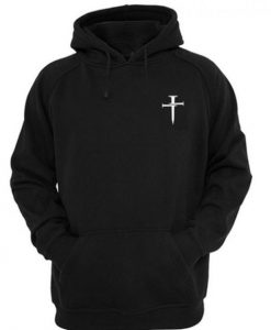 Cross Black Hoodie