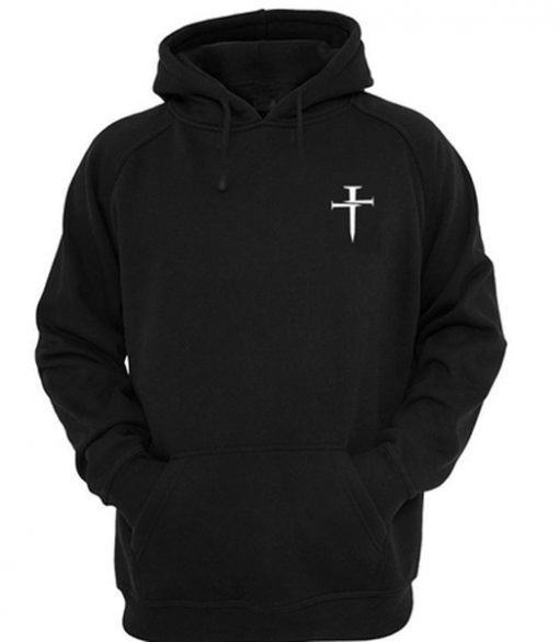 Cross Black Hoodie