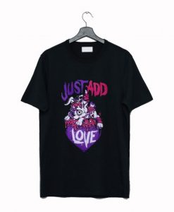 Cup Cake Cult Just Add Love Dog T Shirt KM