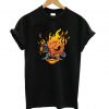 Cyberpunk 2077 Samurai Skull Flames Logo T Shirt KM