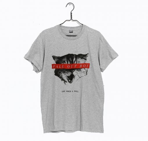 Fall Out Boy Cat Save Rock And Roll Cat T Shirt KM