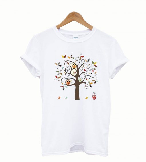 Femini Arvore Corujas T shirt