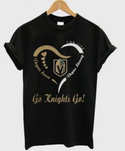 For Life Vegas Born Vegas Strong Go Knights Go Guys T-Shirt