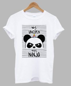 Funny Panda Unicorn T Shirt