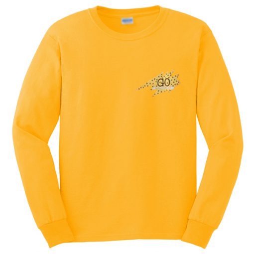 GO Pocket Print Sweatshirt