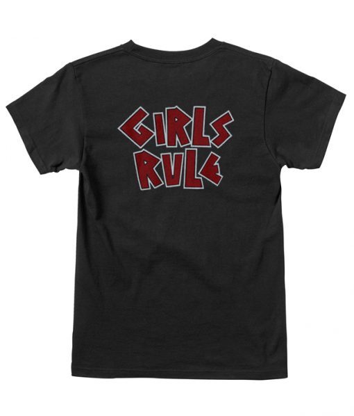 Girls Rule Back Print T-Shirt