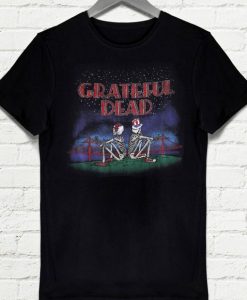 Grateful Dead Golden Gate San Francisco Skeleton T-shirt