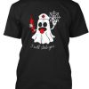 Halloween Nurse Ghost I Will Stab You T-shirt