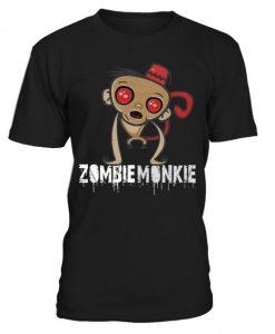 Halloween Zombie Monkie T-shirt