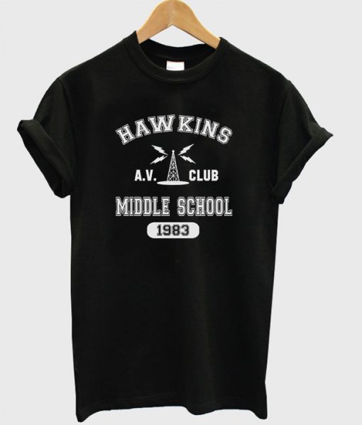 Hawkins Middle School AV Club Stranger Things T-Shirt