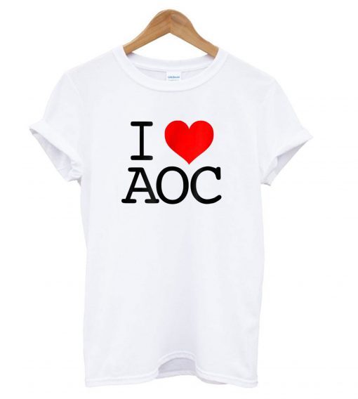 I Love AOC Alexandria Ocasio-Cortez T shirt