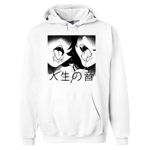 Japanese Erotic Hentai Lewd For Life Drooling Anime Girls Hoodie