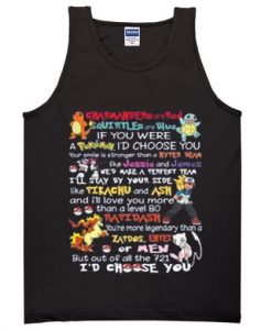charmander are red pokemon quotes tanktop