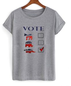 dinosaur vote t-shirt