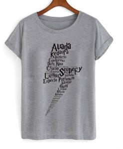 harry potter lightning spell t-shirt