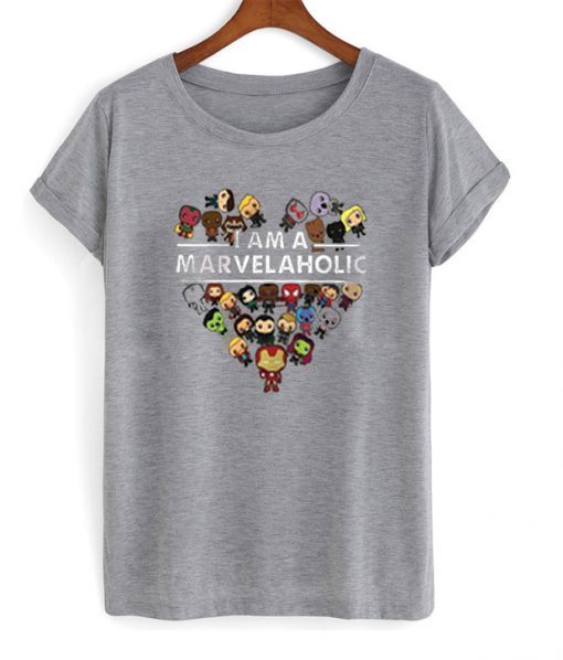 i am a marvelaholic t-shirt